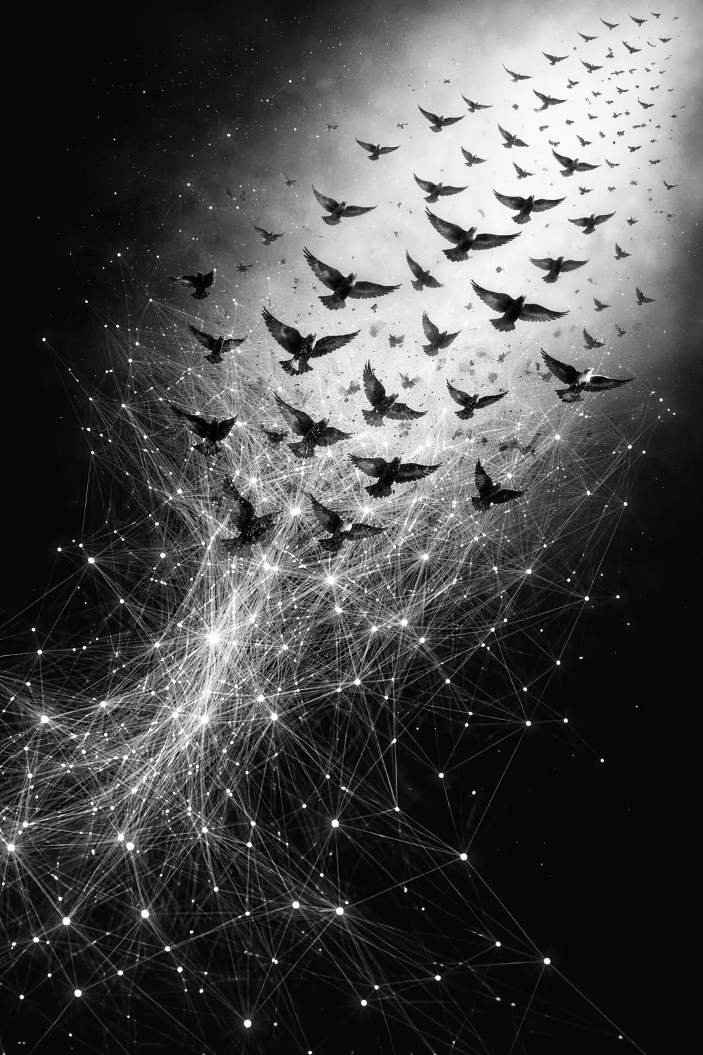 Illustration for collective intelligence and network knowledge